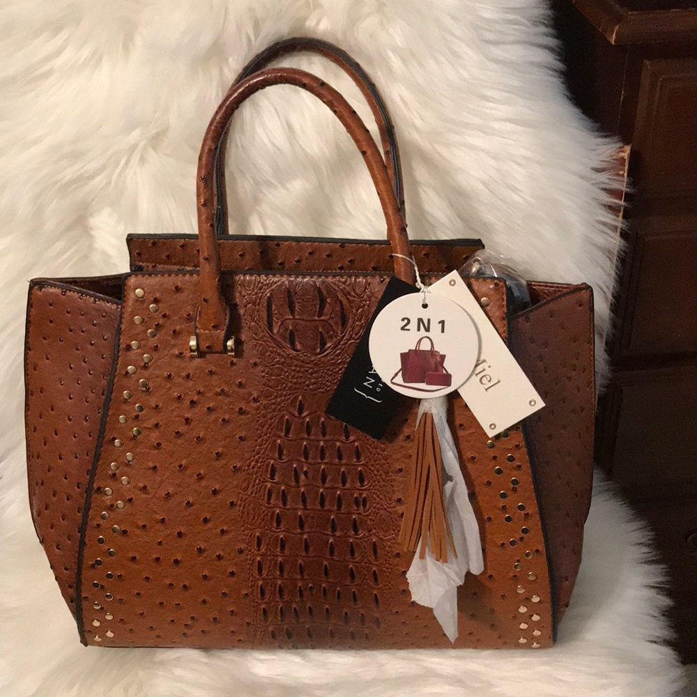 Le Miel 2 N 1 PETA-APPROVED VEGAN LEATHER BAG